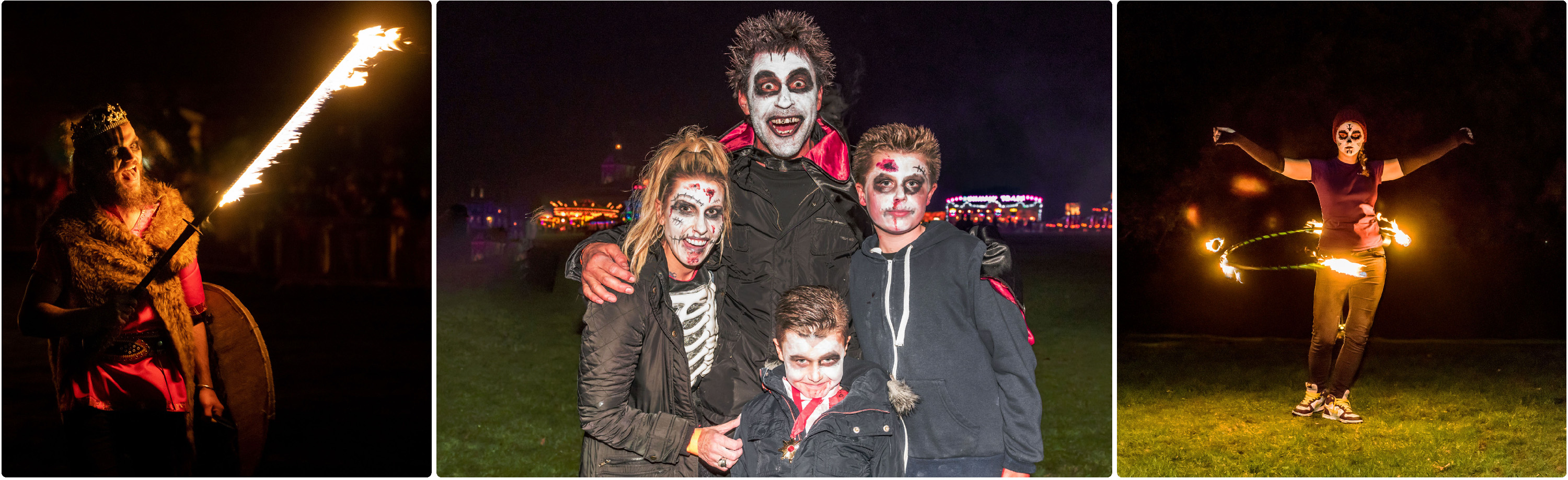 Demonstrating Halloween and Bonfire Night portraits.