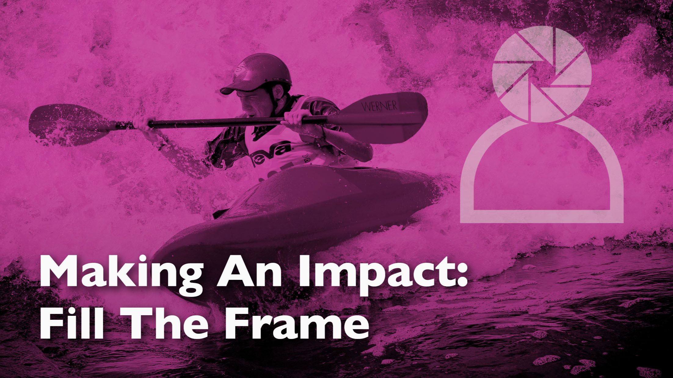 Header graphic for a blog post about how to create maximum impact with your photography by filling the frame