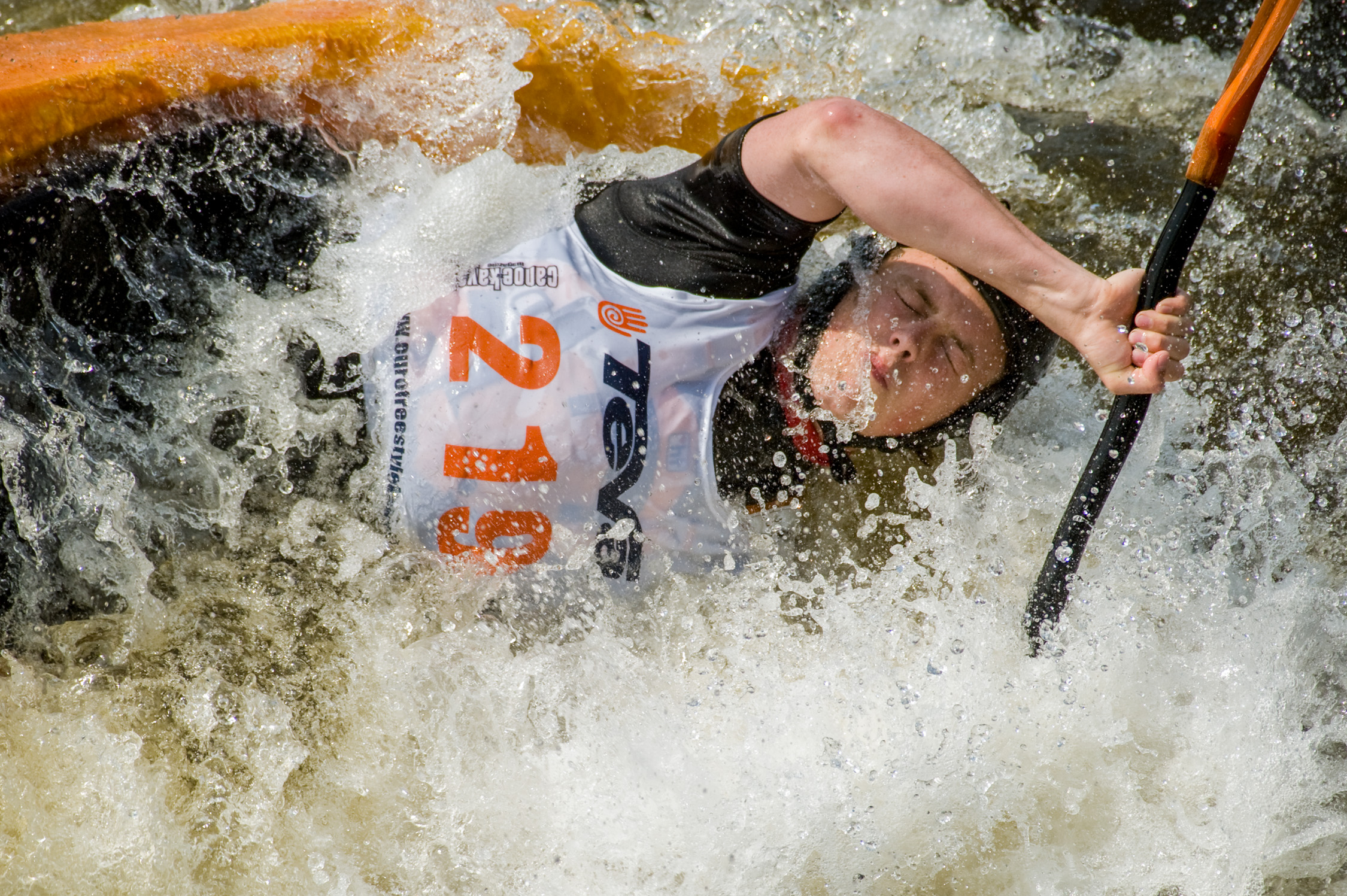 Filling the frame using a telephoto lens.