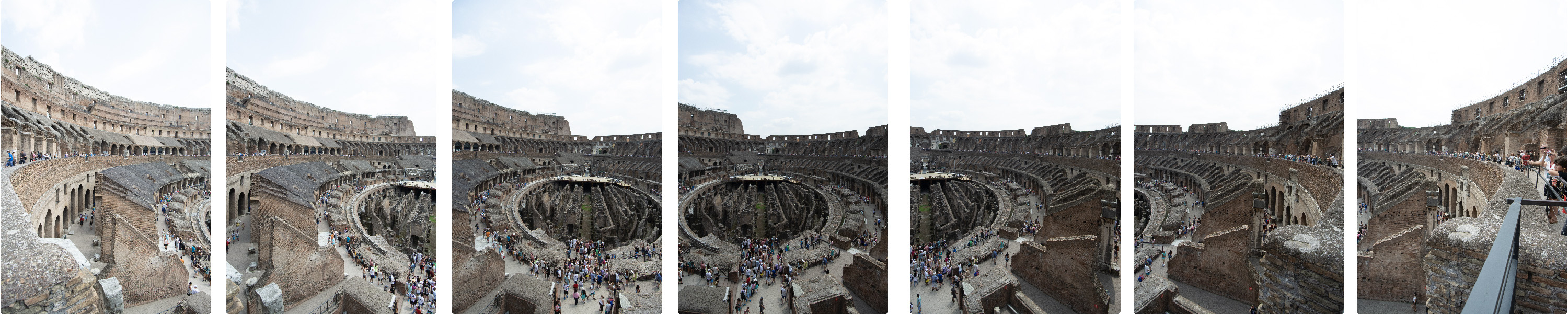 Panoramic sequence example.