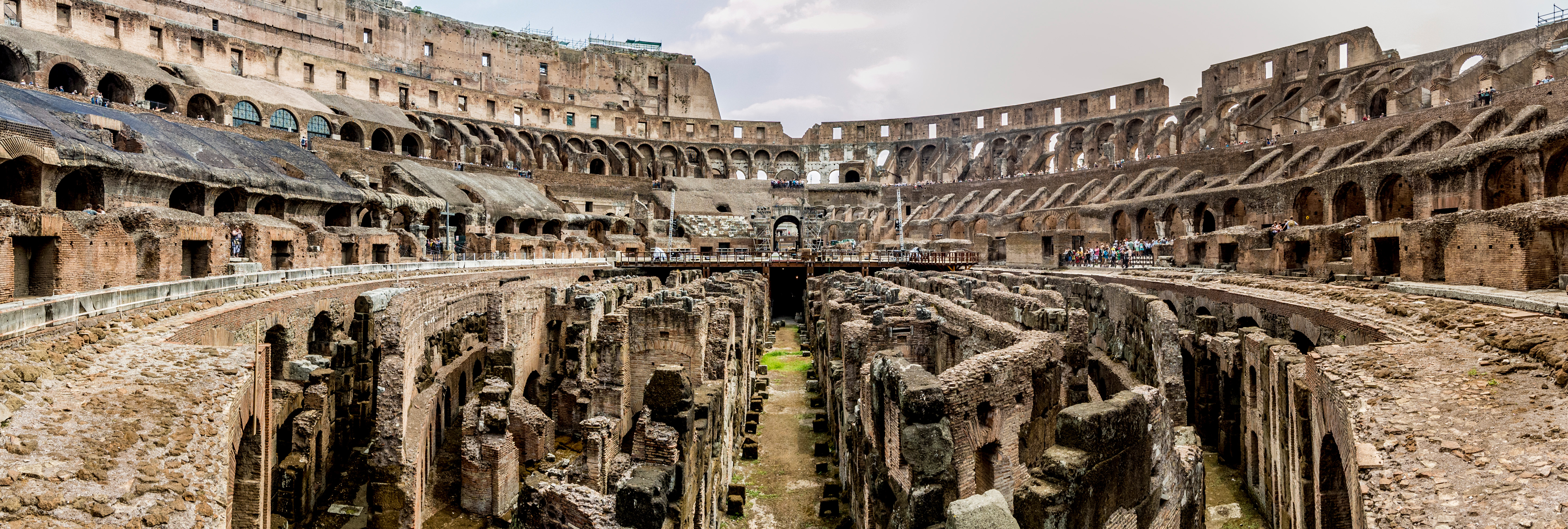 Colosseum panoramic example.