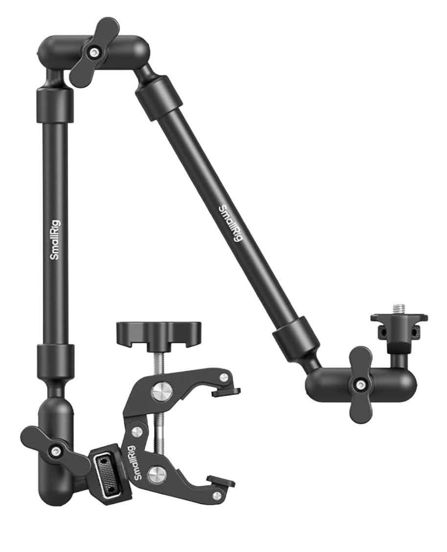 SMALLRIG 22" Magic Arm w Clamp - Flexible Desk Camera Mount & Clamp
